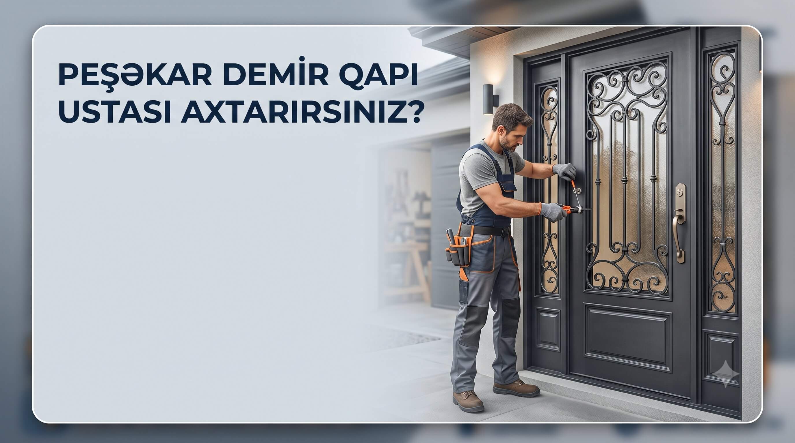 Peşəkar Demir Qapi Ustasi Axtarırsınız? Əsas Məsləhətlər